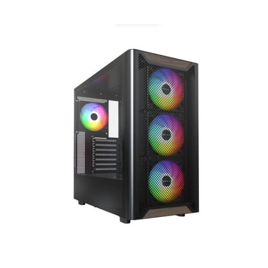 Komputer do gier Battlefield 6 Montech XR Wood Black INTEL i5-12600KF 32GB DDR5 RTX 5060 Ti 16GB 1TB 750W  W11Pro czarna